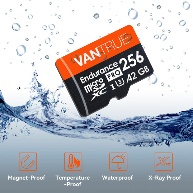 256GB MicroSDXC UHS-I Card with Adapter