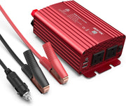 500W Power Inverter 12V to 110V with USB Ports