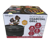 Portable Lightweight Charcoal Grill with FREE Dome Lid & Carry Bag